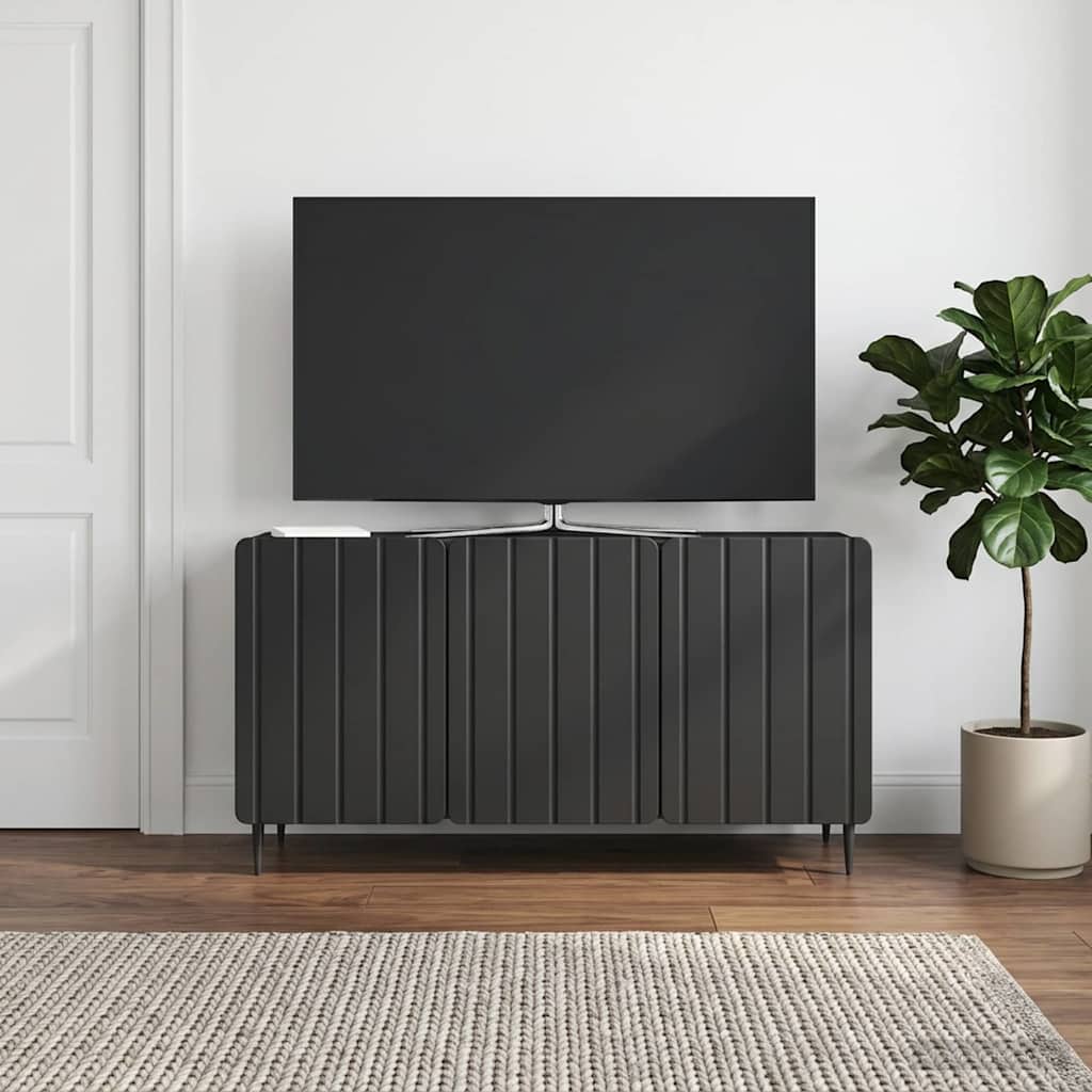 Televizoriaus spintelė Juoda 99 x 34,5 x 52 cm Apdirbta mediena