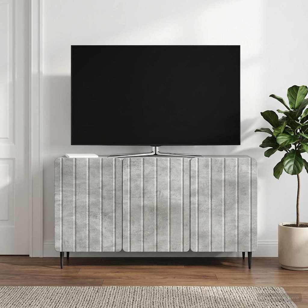 Televizoriaus spintelė Betono pilka 99 x 34,5 x 52 cm