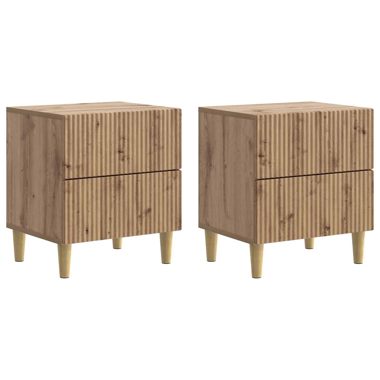 Šalia lovos spintelė 2 pcs Artisano ąžuolo 43 x 34,5 x 48 cm