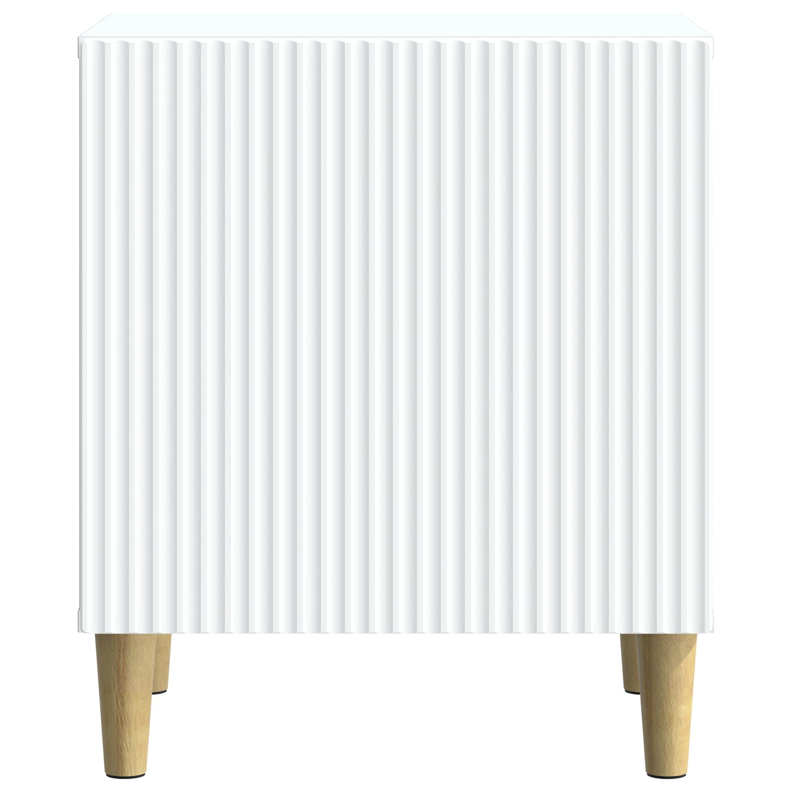 Šalia lovos spintelė 2 pcs Balta 43 x 34,5 x 50 cm