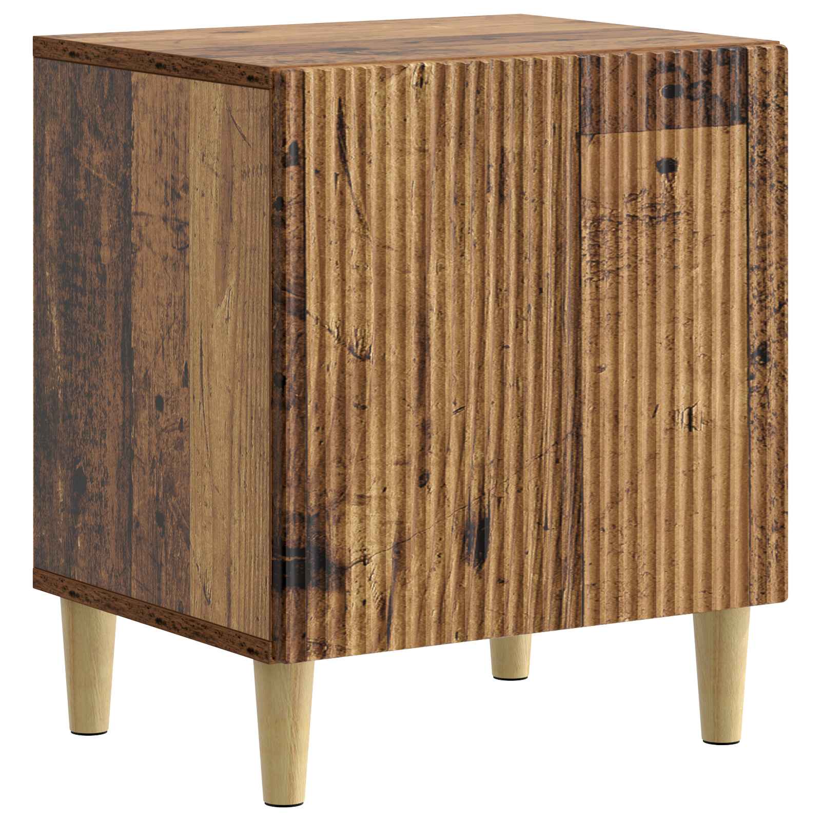 Šalia lovos spintelė 2 pcs Sendintos medienos 43 x 34,5 x 50 cm