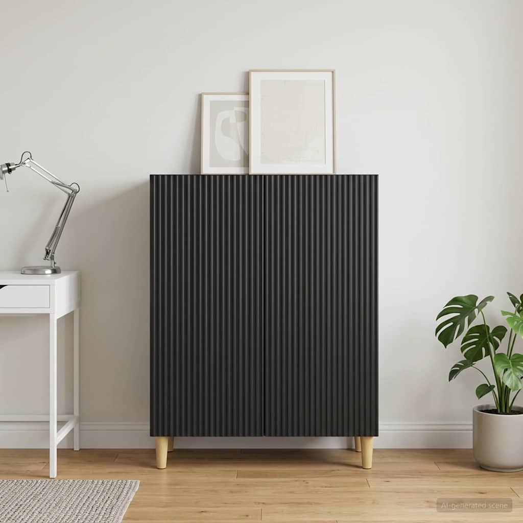 Kabalas Melns 66 x 34,5 x 90 cm Apstrādāta koksne