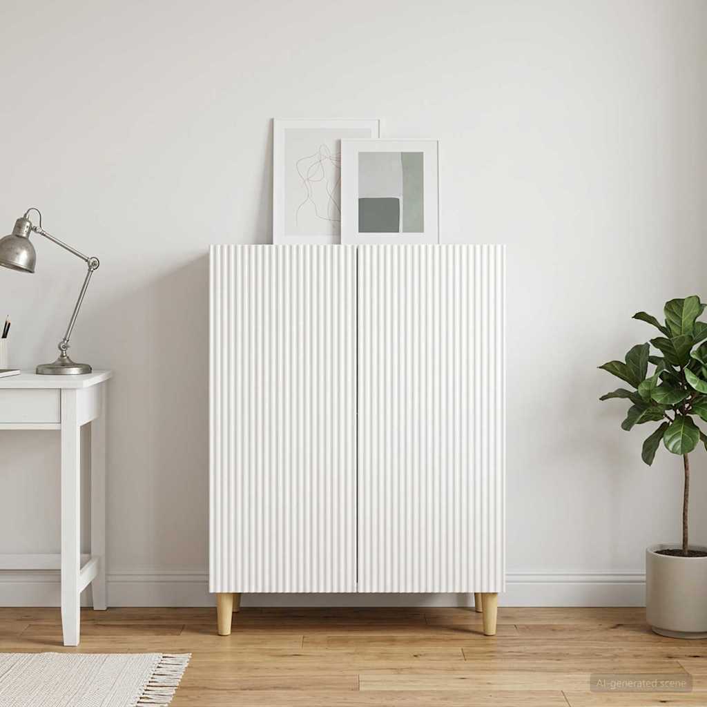 Kabalas Itin blizgi balta 66 x 34,5 x 90 cm Apdirbta mediena