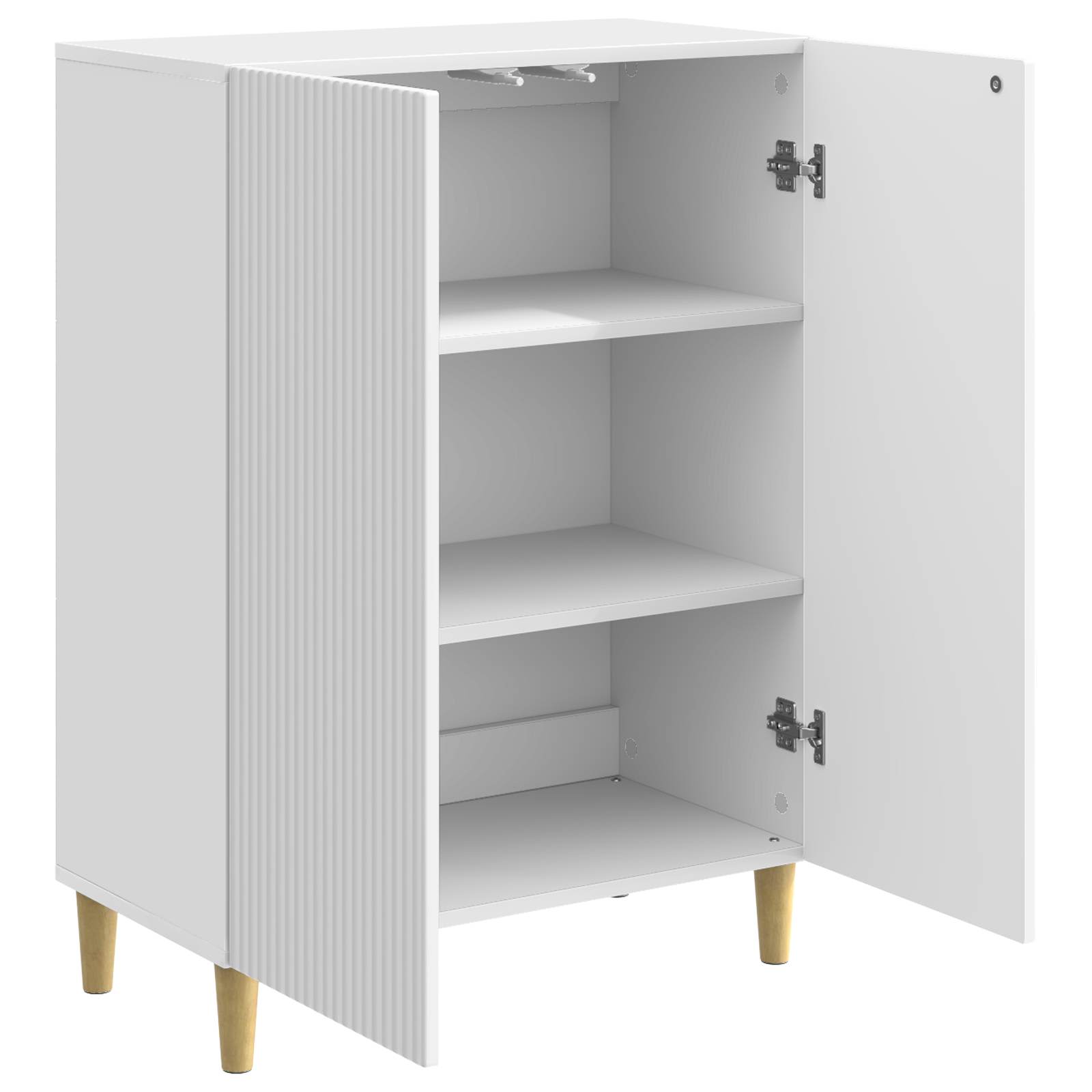 Kabalas Itin blizgi balta 66 x 34,5 x 90 cm Apdirbta mediena