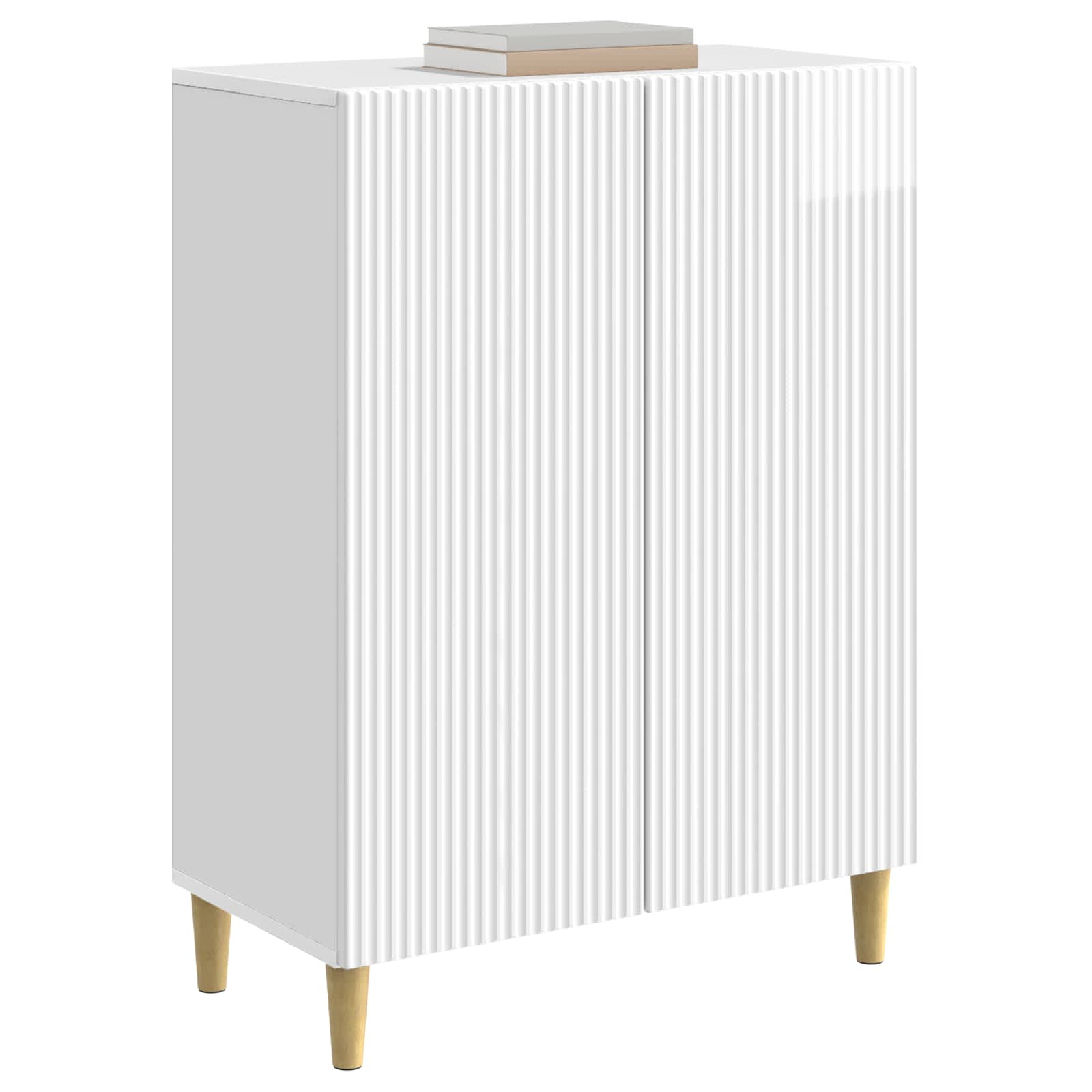 Kabalas Itin blizgi balta 66 x 34,5 x 90 cm Apdirbta mediena