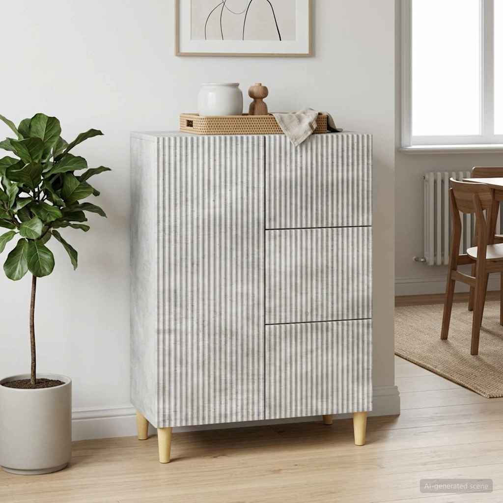 Kabalas Betono pilka 66 x 34,5 x 90 cm Apdirbta mediena