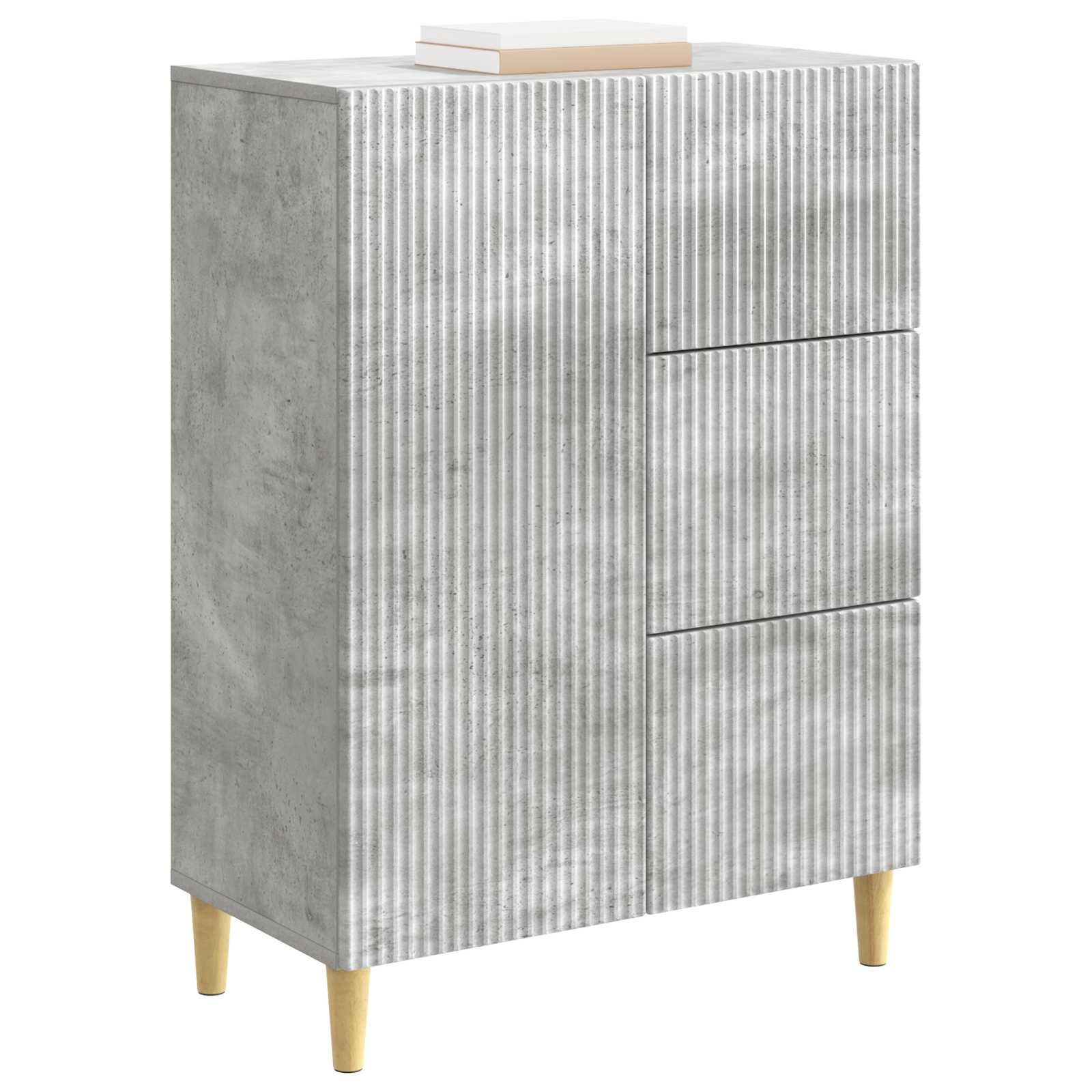 Kabalas Betono pilka 66 x 34,5 x 90 cm Apdirbta mediena