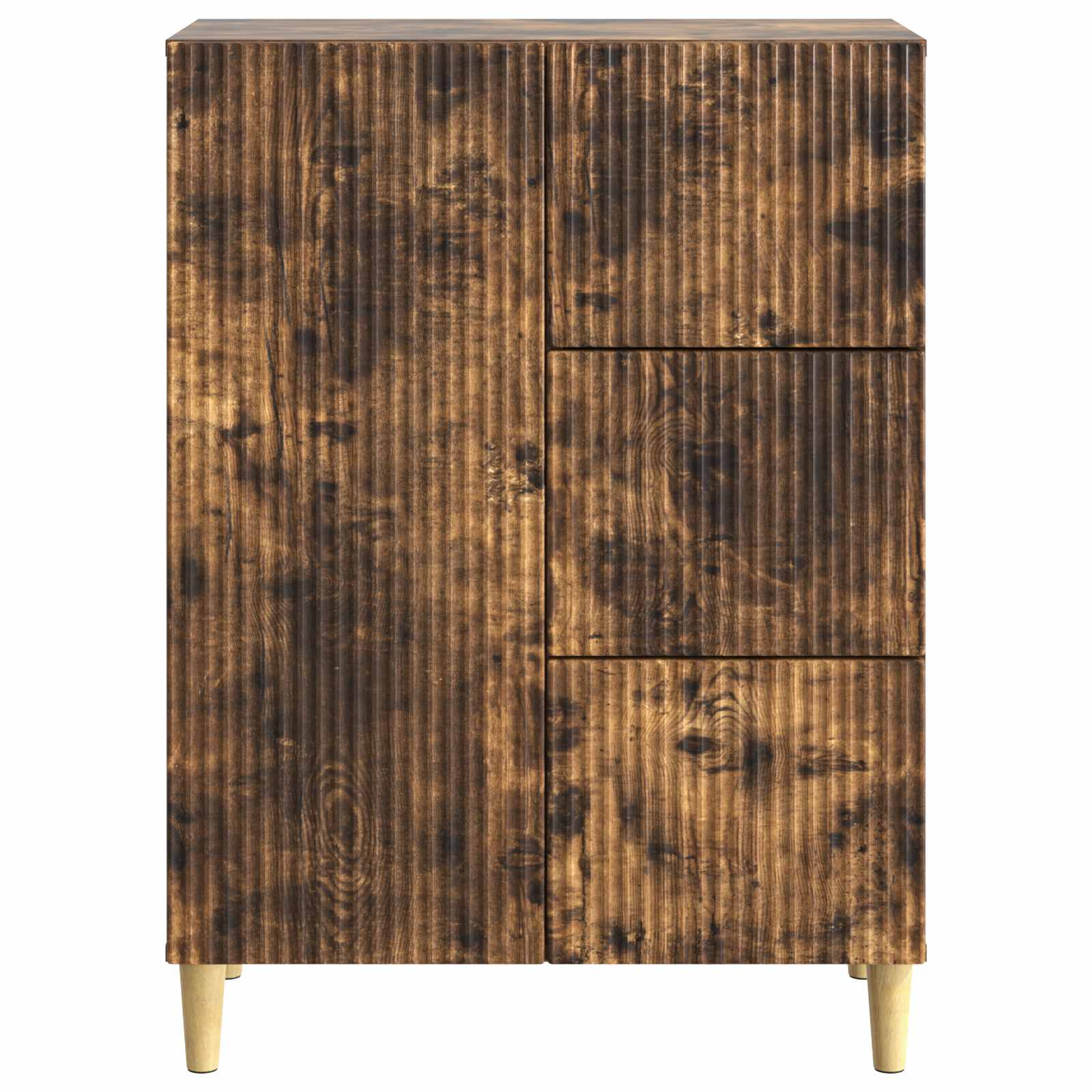 Kumode Dūmu ozols 66 x 34,5 x 90 cm Inženierijas koks
