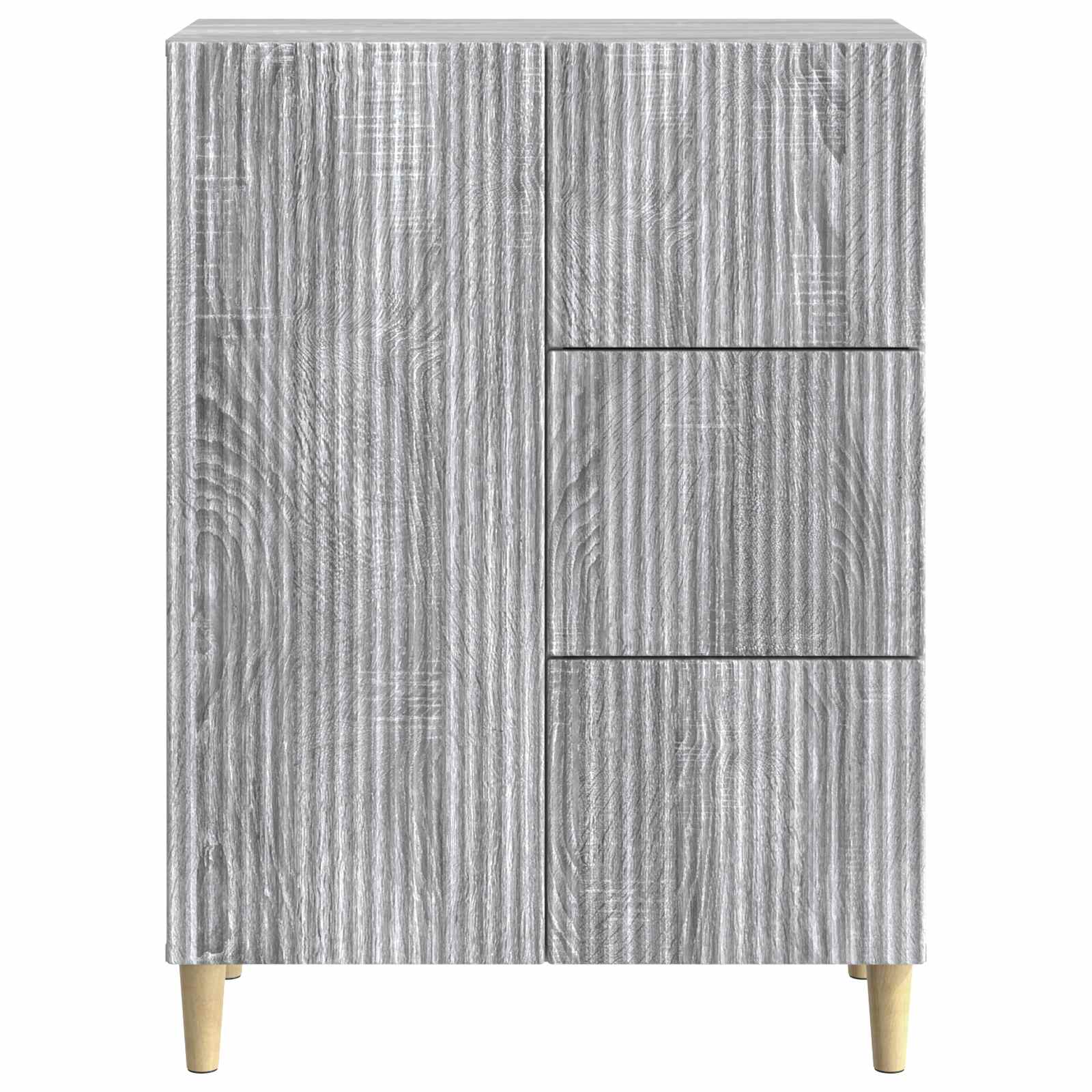 Skapis Pelēks sonomas ozols 66 x 34,5 x 90 cm Inženierijas koksne