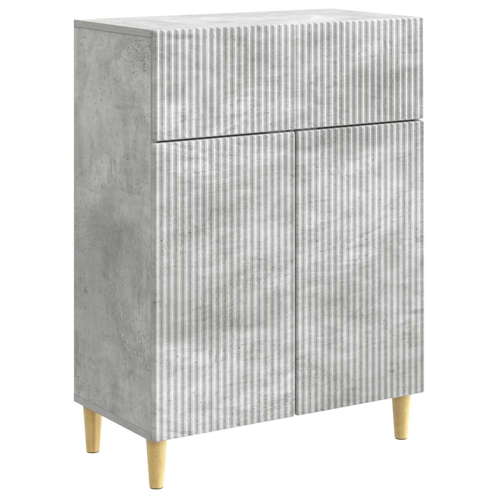 Kabalas Betona pelēks 66 x 34,5 x 90 cm Apstrādāta koksne