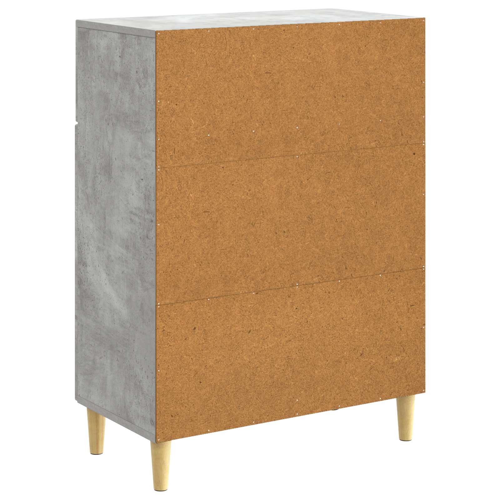 Kabalas Betona pelēks 66 x 34,5 x 90 cm Apstrādāta koksne
