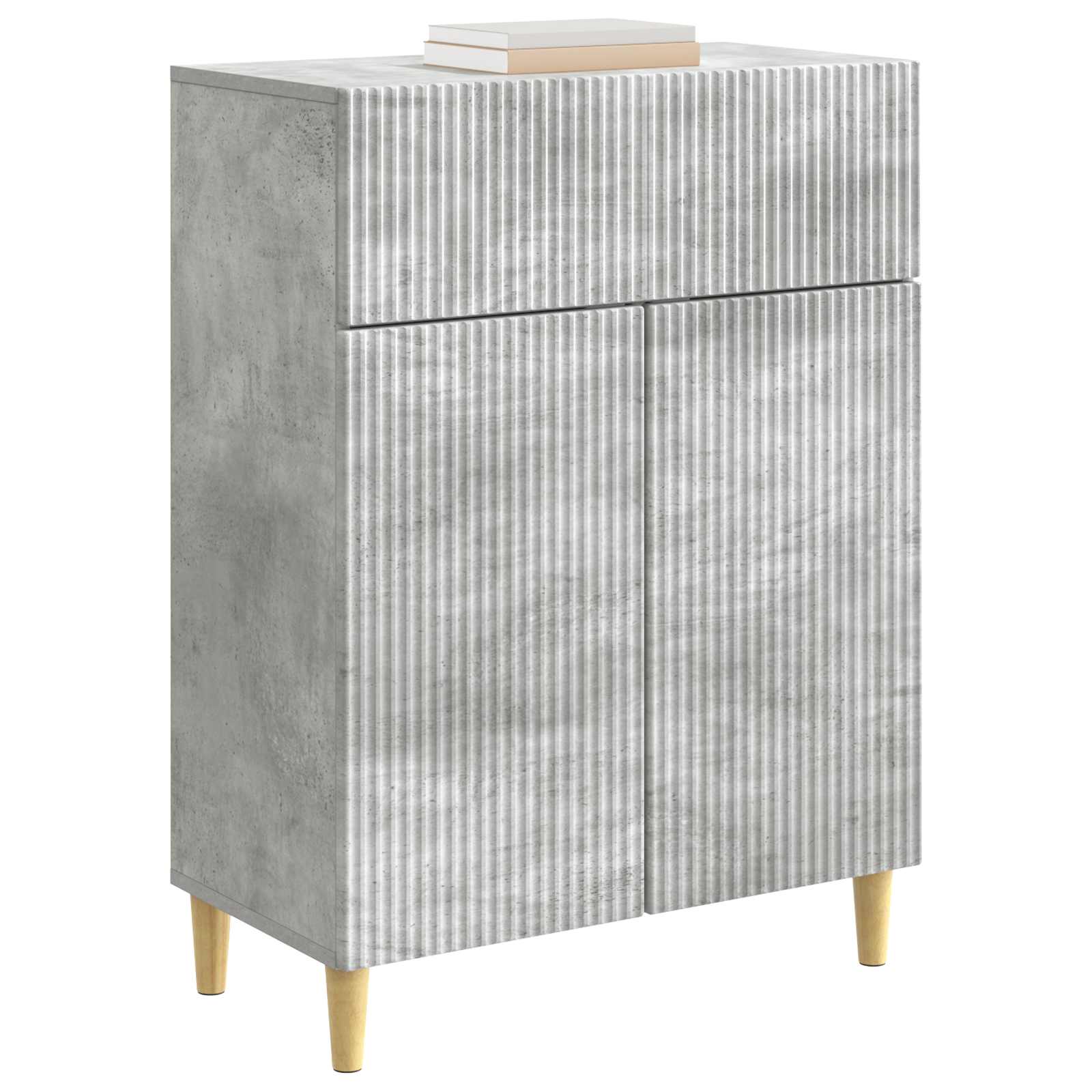Kabalas Betona pelēks 66 x 34,5 x 90 cm Apstrādāta koksne