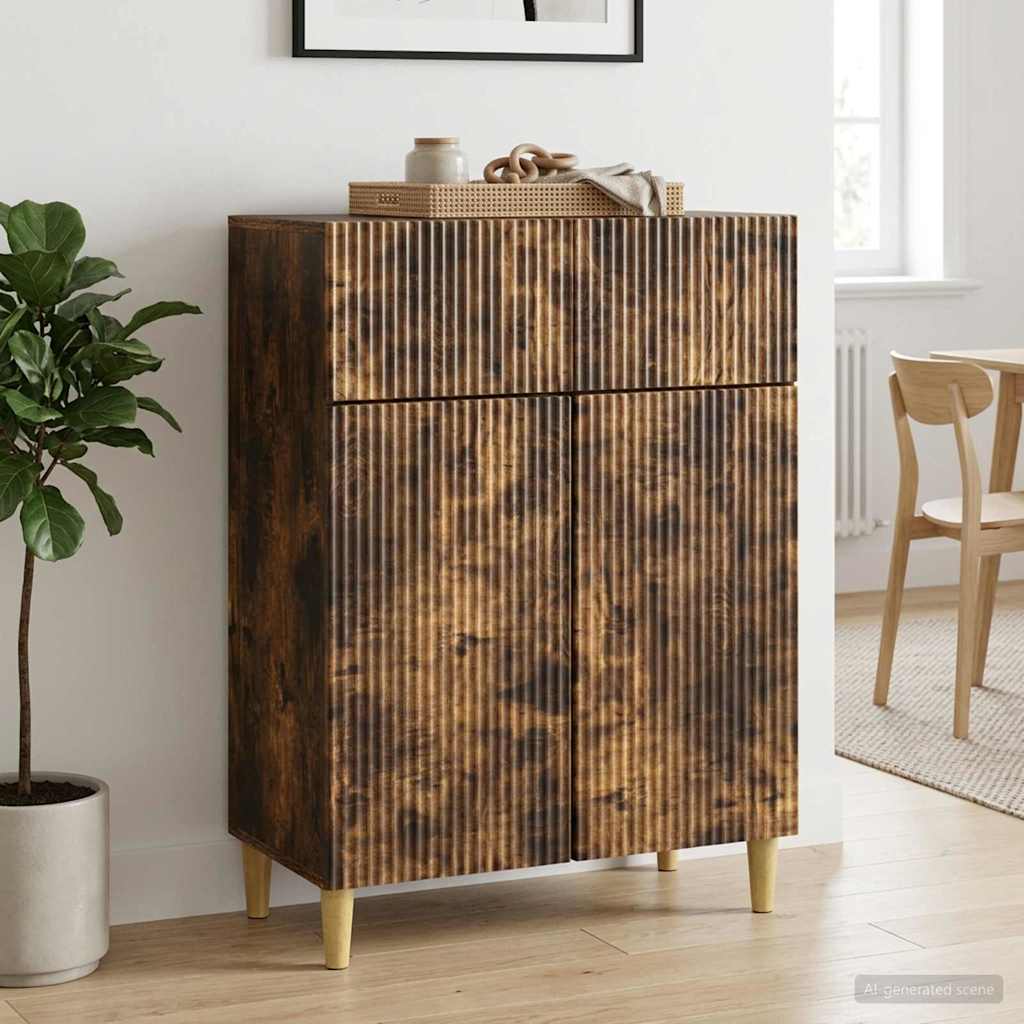 Kumode Dūmu ozols 66 x 34,5 x 90 cm Inženierijas koks