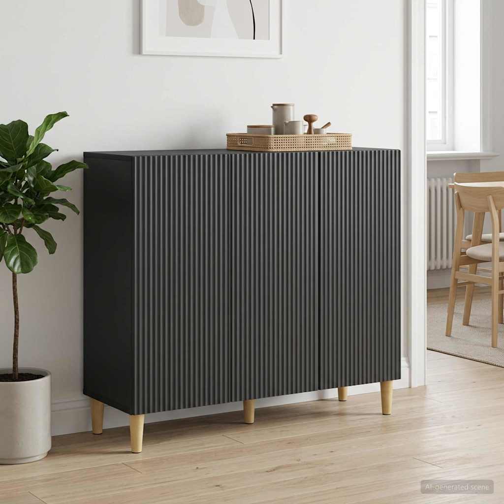 Kabalas Juoda 89 x 34,5 x 80 cm Apdirbta mediena