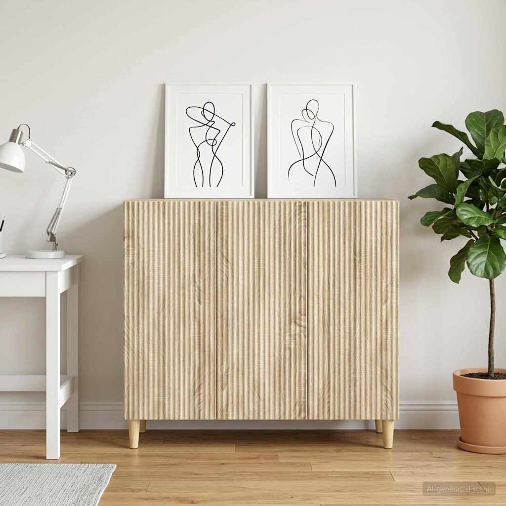 Kumode Sonoma ozols 89 x 34,5 x 80 cm, inženierijas koks