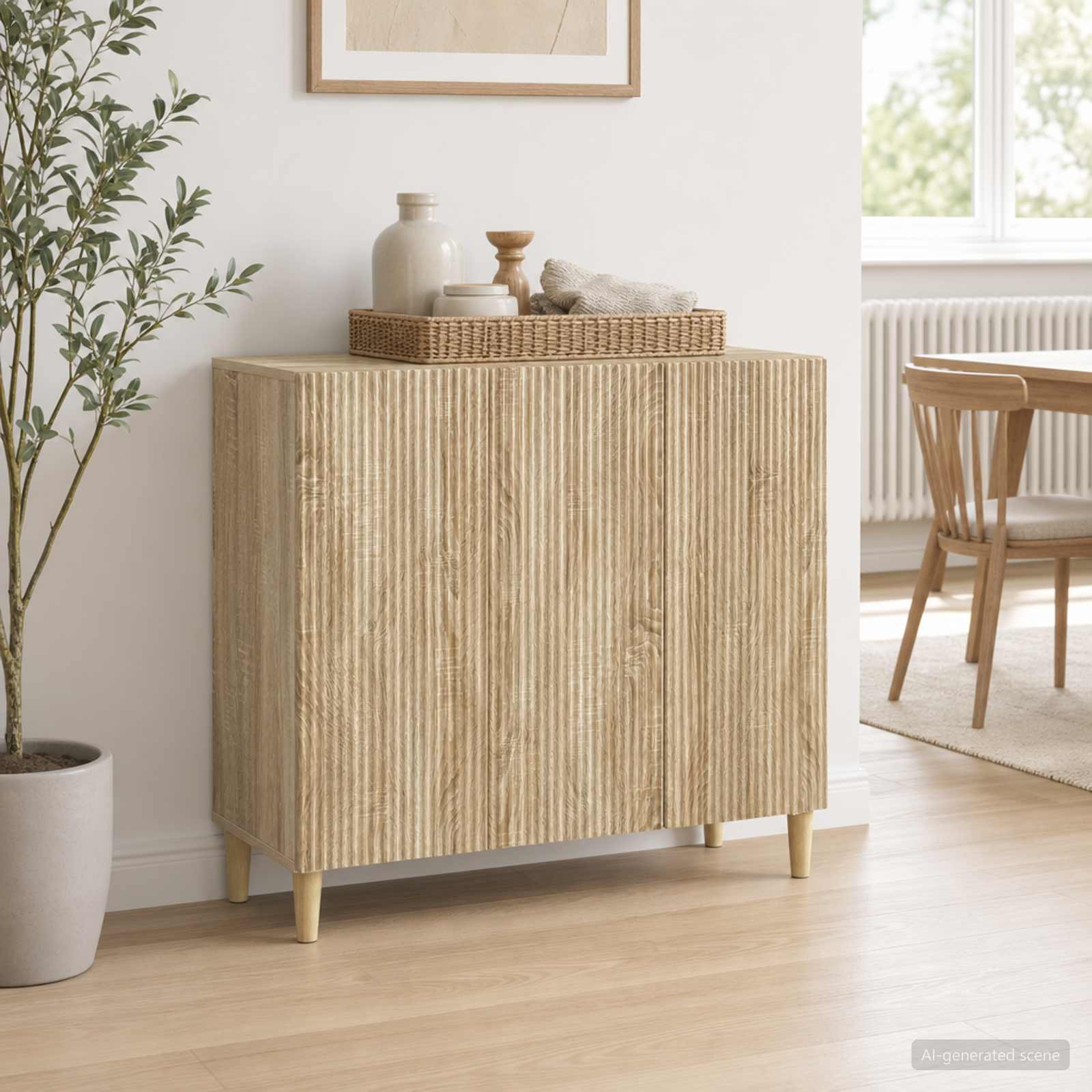 Kumode Sonoma ozols 89 x 34,5 x 80 cm, inženierijas koks