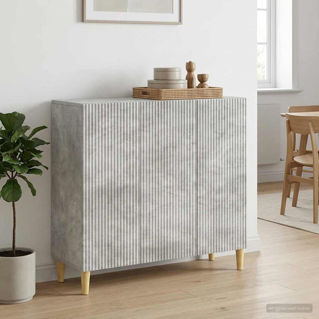 Kabalas Betono pilka 89 x 34,5 x 80 cm Apdirbta mediena