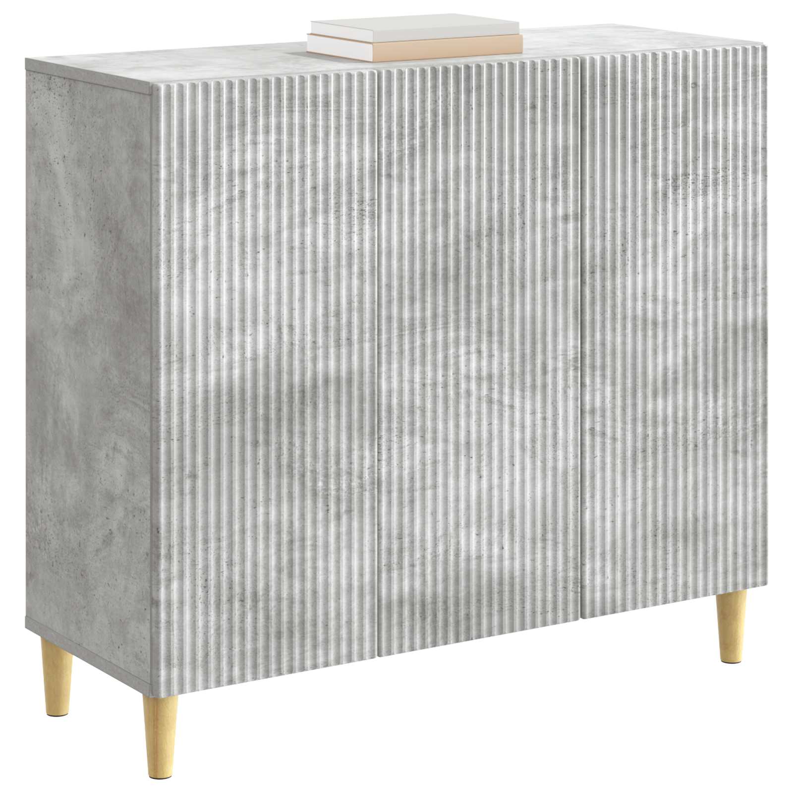 Kabalas Betono pilka 89 x 34,5 x 80 cm Apdirbta mediena