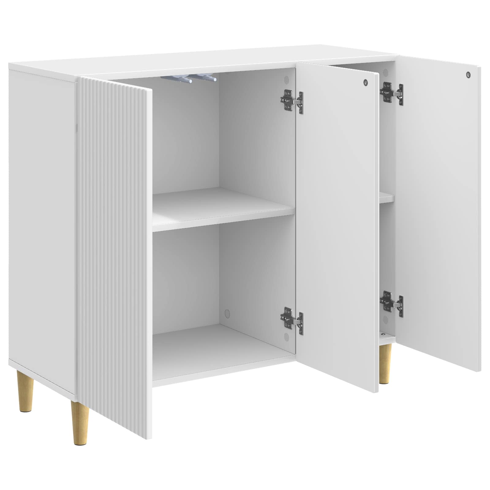 Kabalas Itin blizgi balta 89 x 34,5 x 80 cm Apdirbta mediena