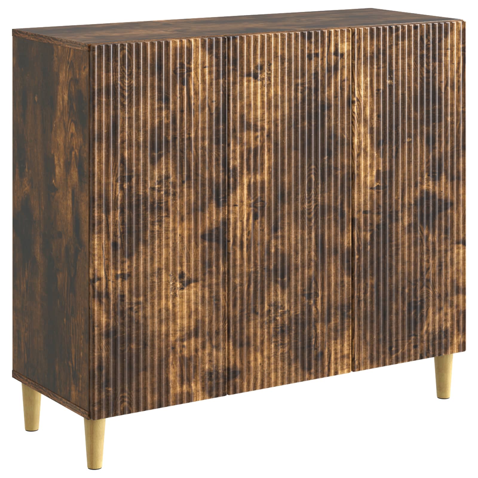 Kumode Dūmu ozols 89 x 34,5 x 80 cm Apstrādāta koksne