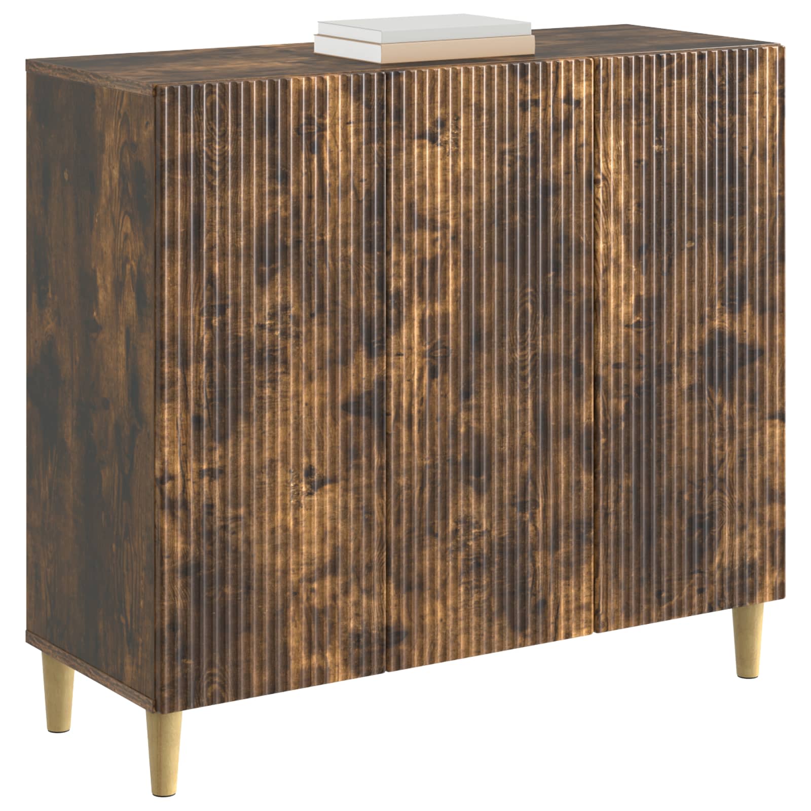 Kumode Dūmu ozols 89 x 34,5 x 80 cm Apstrādāta koksne