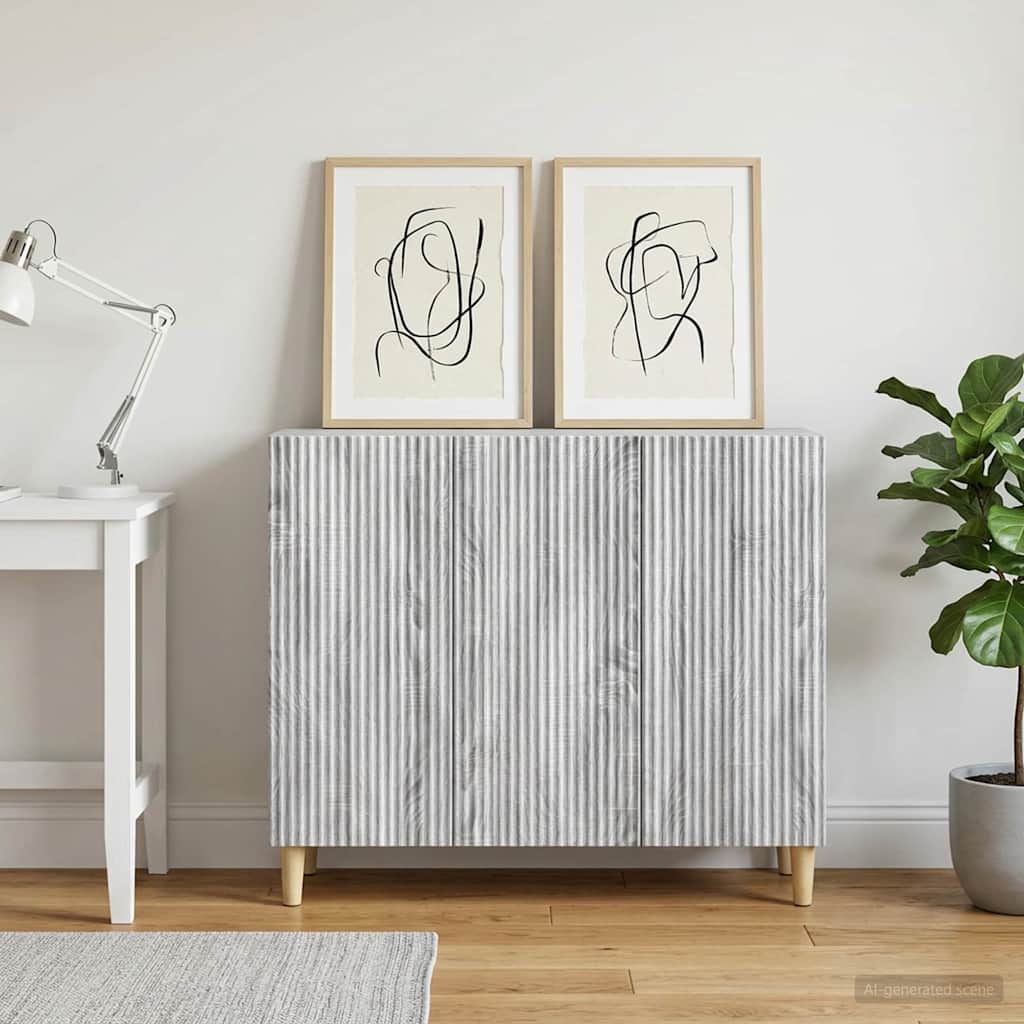Kabalas Pilka sonoma ąžuolo 89 x 34,5 x 80 cm Apdirbta mediena