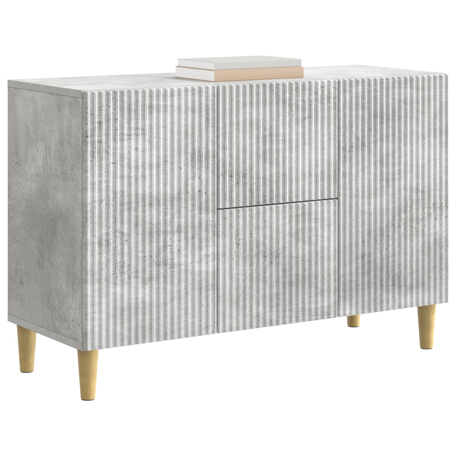 Kabalas Betono pilka 89 x 34,5 x 60 cm Apdirbta mediena