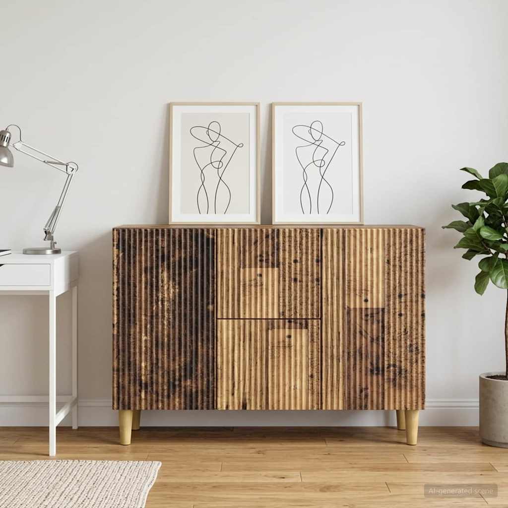 Kabala, pārstrādāta koksne 89 x 34,5 x 60 cm, apstrādāta koksne
