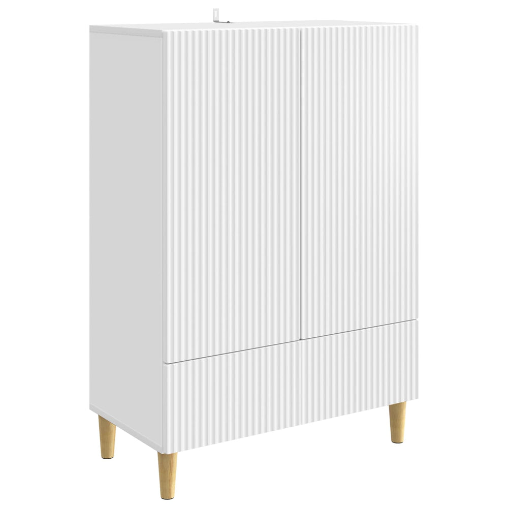 Kabalas su stalčių Balta 66 x 34,5 x 95 cm Apdirbta mediena