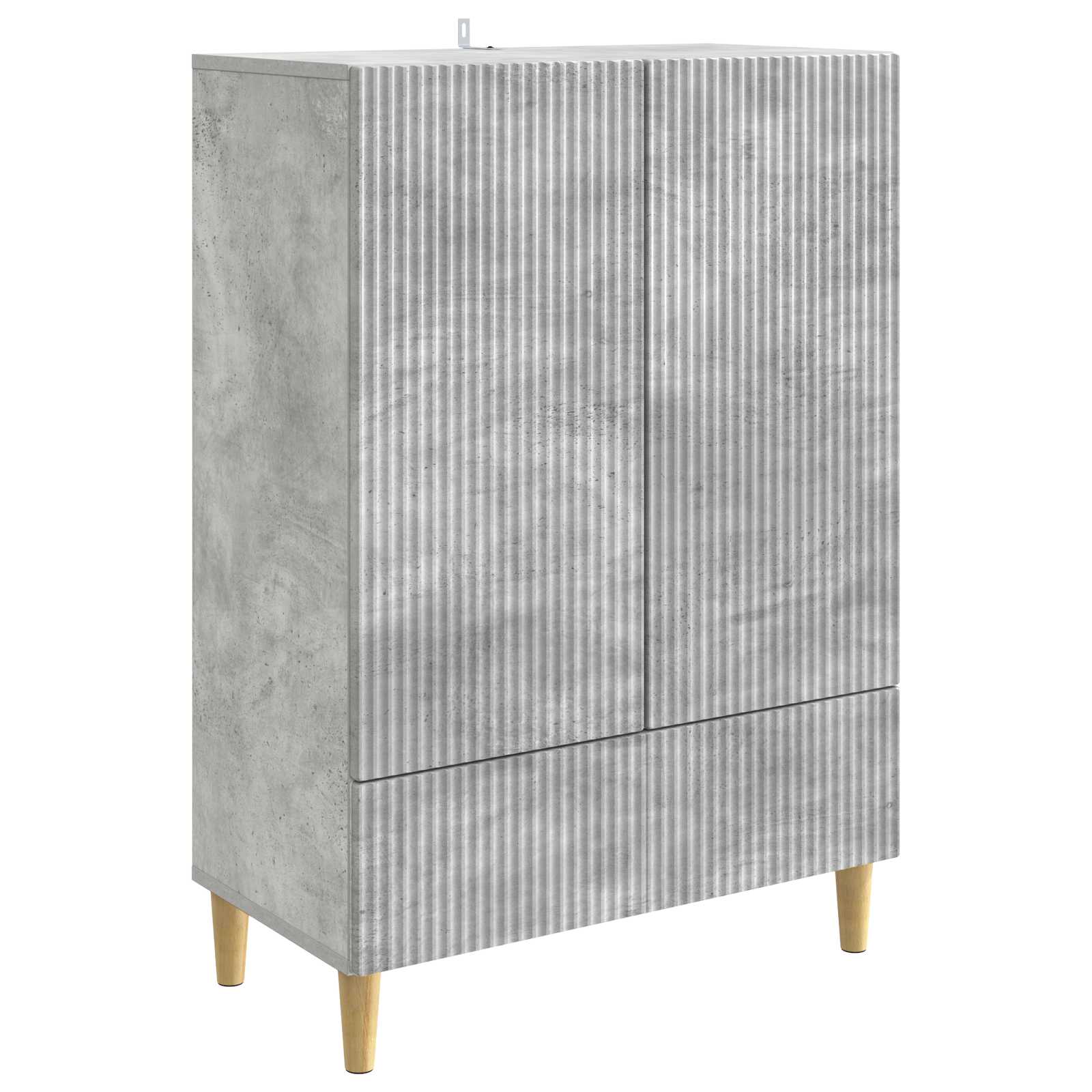 Kabalas Betona pelēks 66 x 34,5 x 95 cm Inženierijas koks