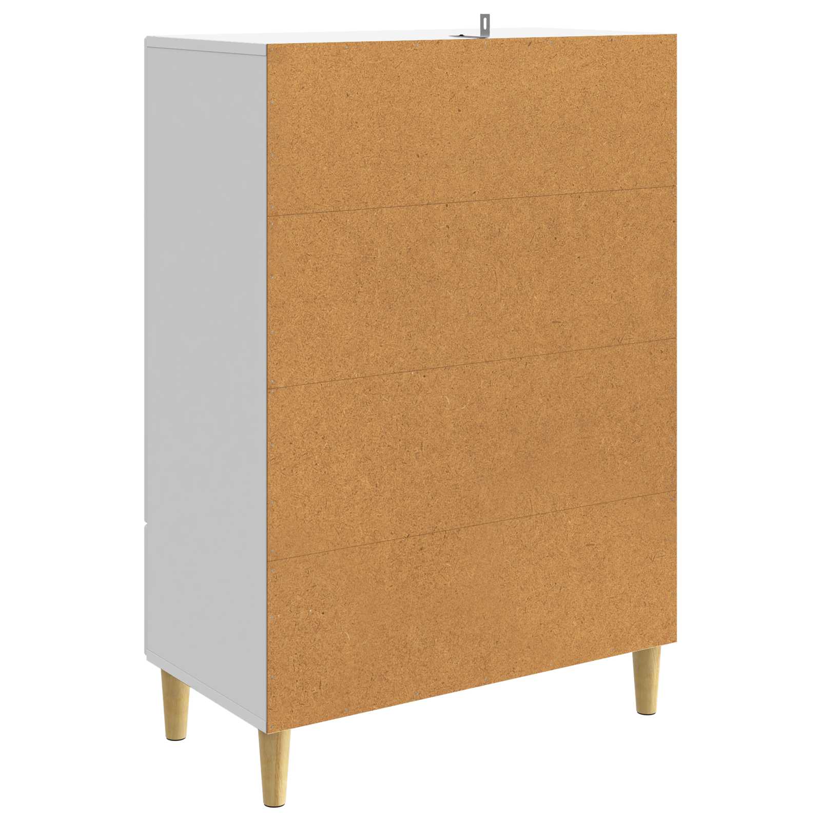 Kabal Īpaši spīdīgs balts 66 x 34,5 x 95 cm Inženierijas koksne