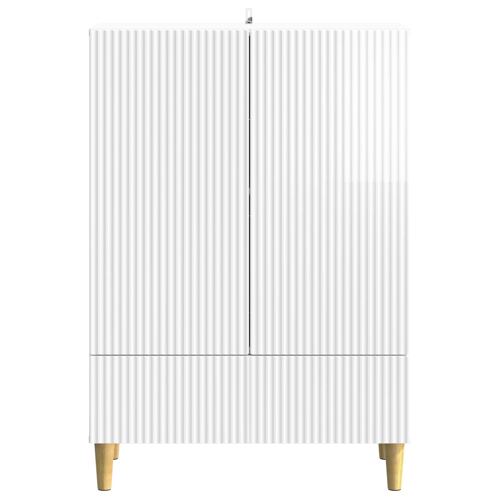 Kabal Īpaši spīdīgs balts 66 x 34,5 x 95 cm Inženierijas koksne