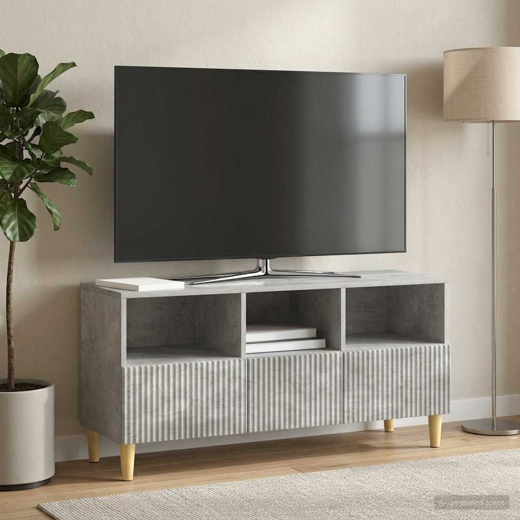 Televizoriaus spintelė Betono pilka 102 x 34,5 x 50 cm