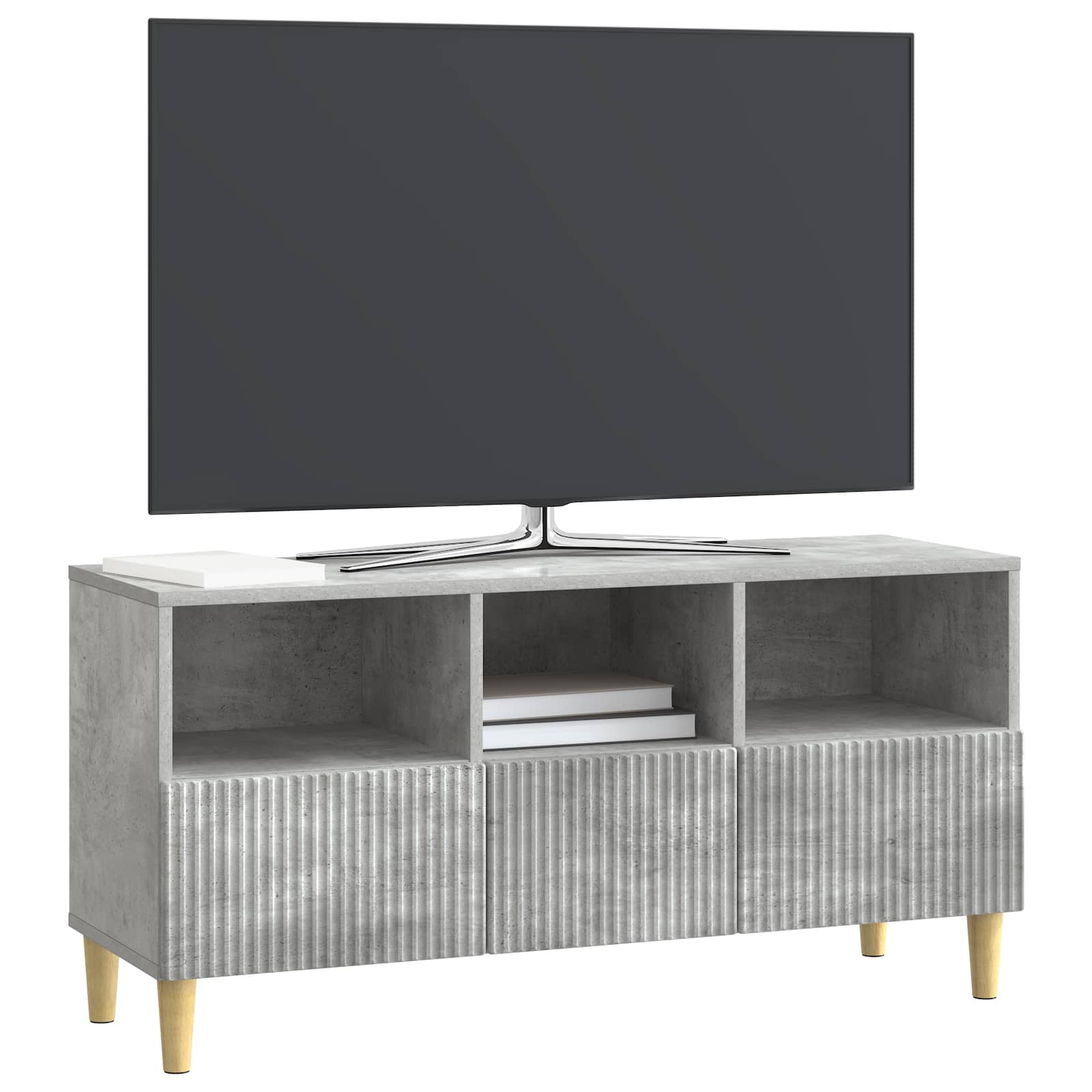 Televizoriaus spintelė Betono pilka 102 x 34,5 x 50 cm