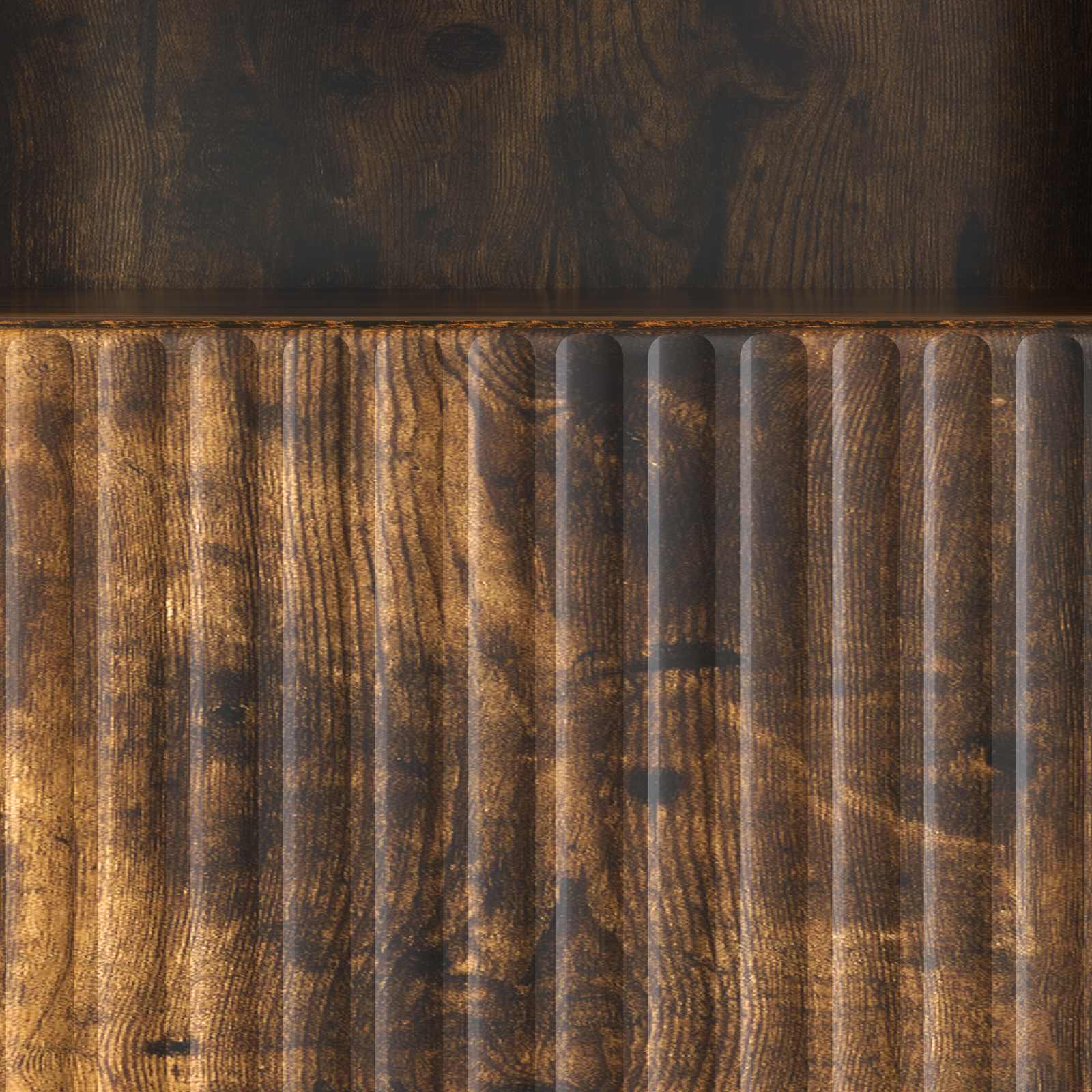 Televizoriaus spintelė Dūminio ąžuolo 102 x 34,5 x 50 cm
