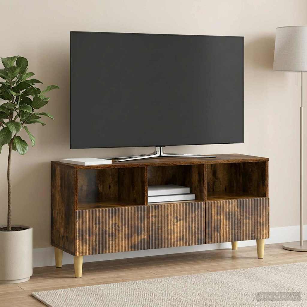 Televizoriaus spintelė Dūminio ąžuolo 102 x 34,5 x 50 cm