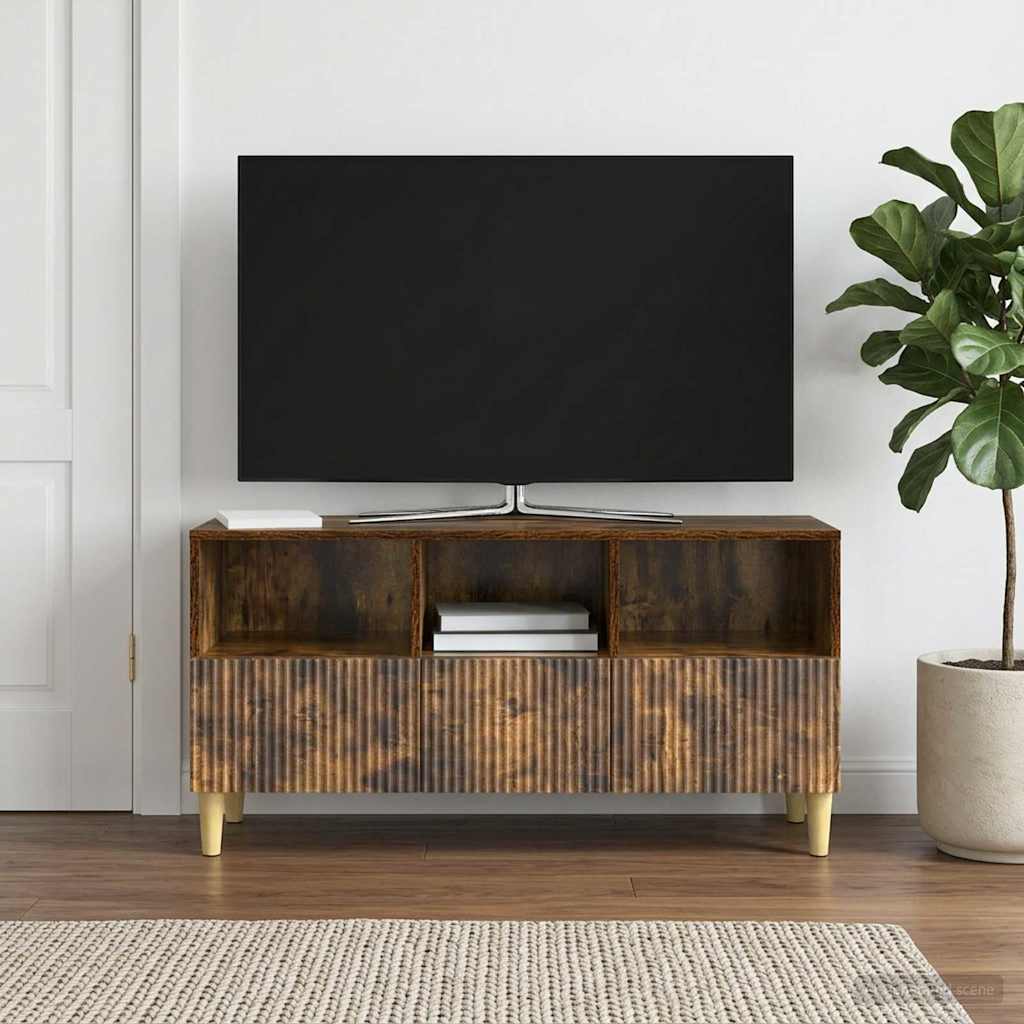 Televizoriaus spintelė Dūminio ąžuolo 102 x 34,5 x 50 cm