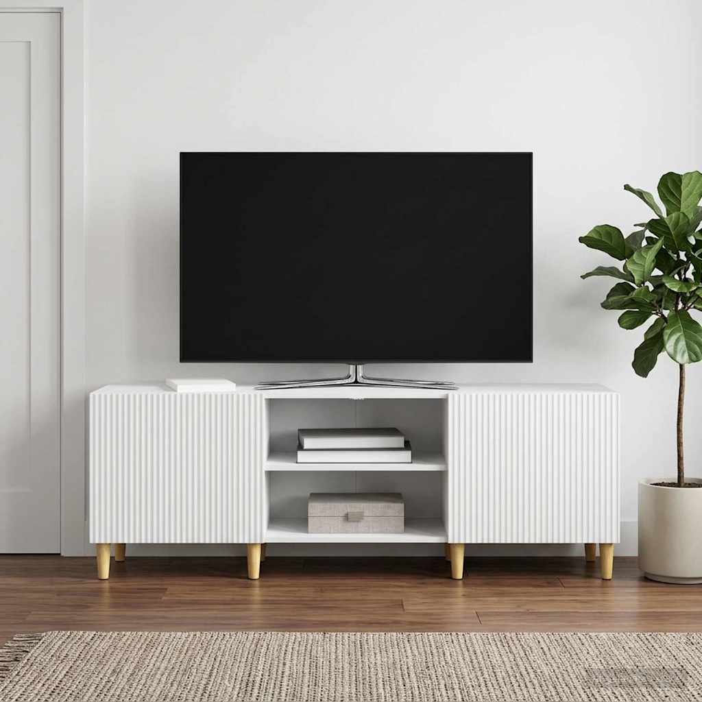 Televizoriaus spintelė Balta 150 x 31 x 50 cm Apdirbta mediena