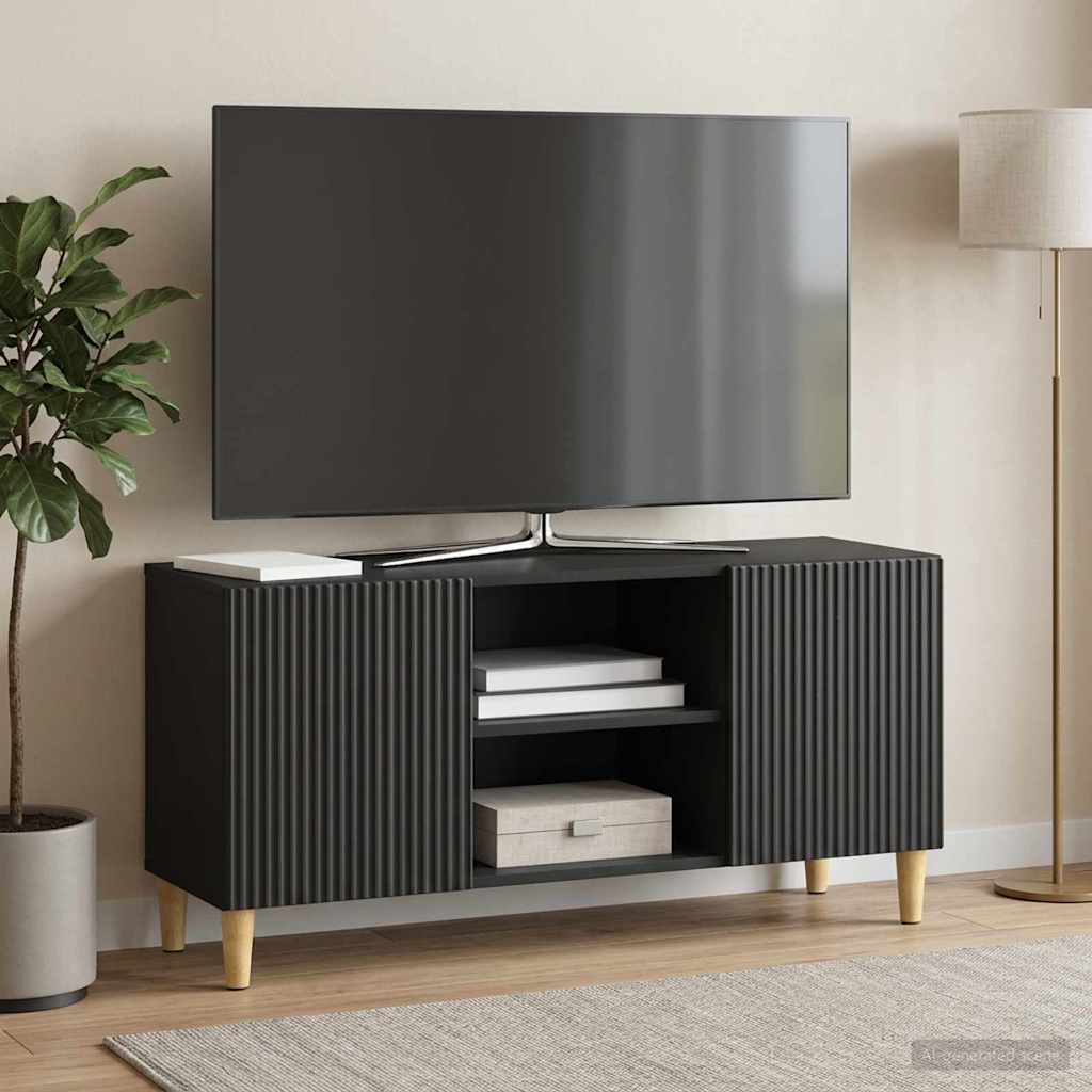 Televizoriaus spintelė Juoda 102 x 34,5 x 50 cm