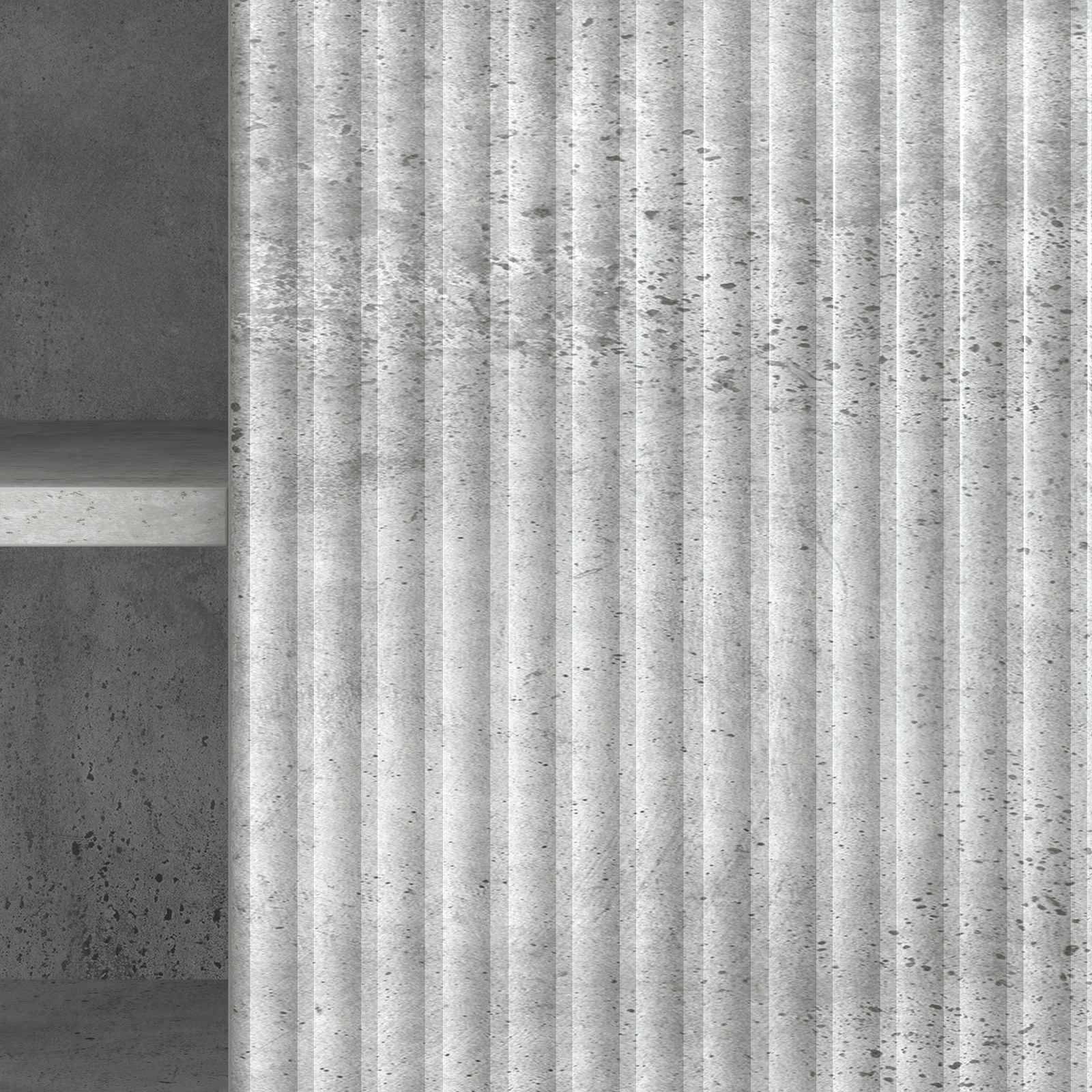 Televizoriaus spintelė Betono pilka 102 x 34,5 x 50 cm