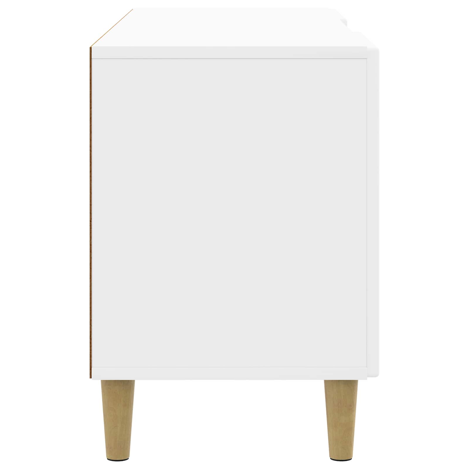 Televizoriaus spintelė Itin blizgi balta 102 x 34,5 x 50 cm