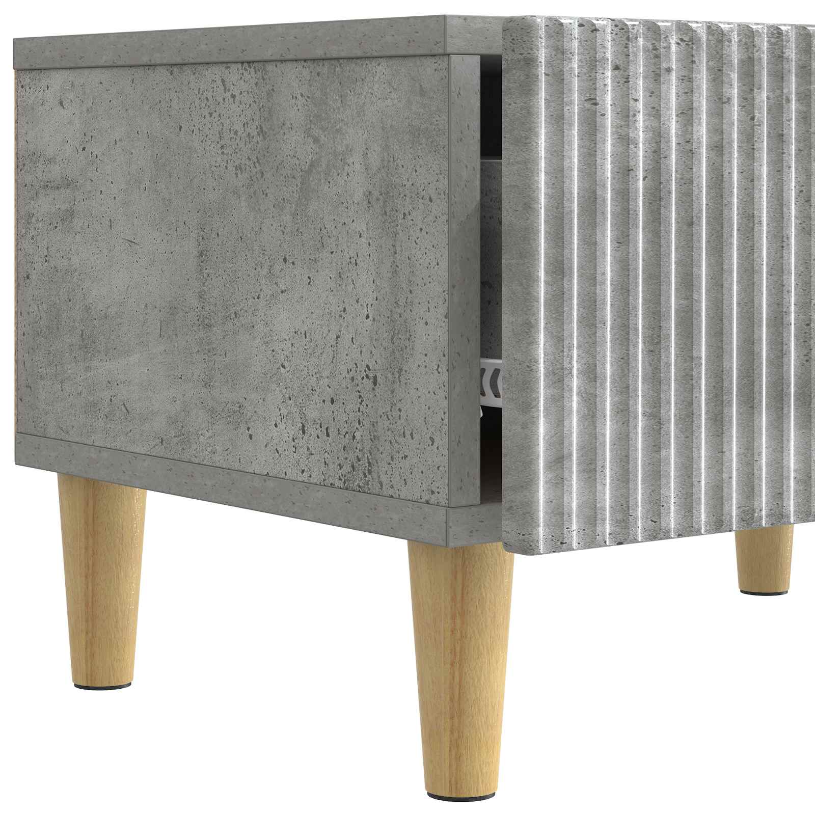 Televizoriaus spintelė Betono pilka 147 x 34,5 x 30 cm