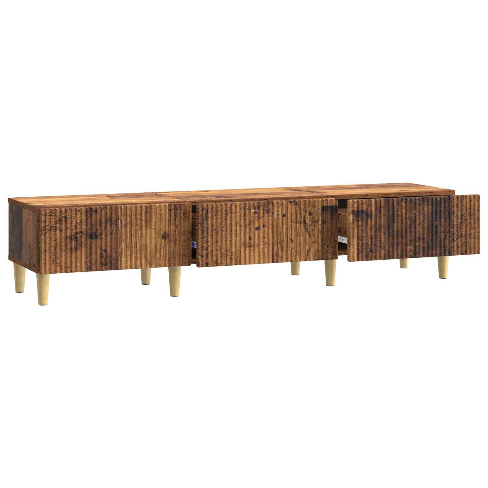 Televizora galdiņš Pārstrādāta koka 147 x 34,5 x 30 cm