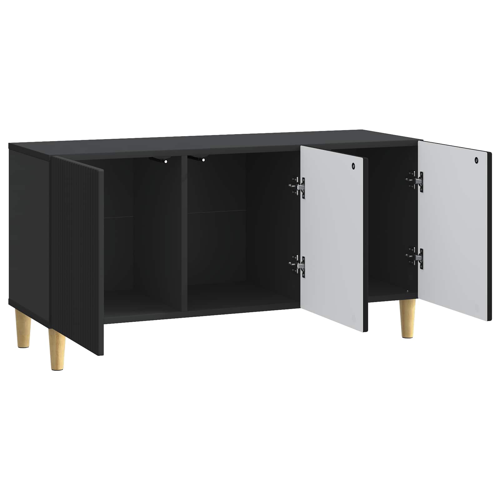 Televizoriaus spintelė Juoda 99 x 34,5 x 50 cm Apdirbta mediena