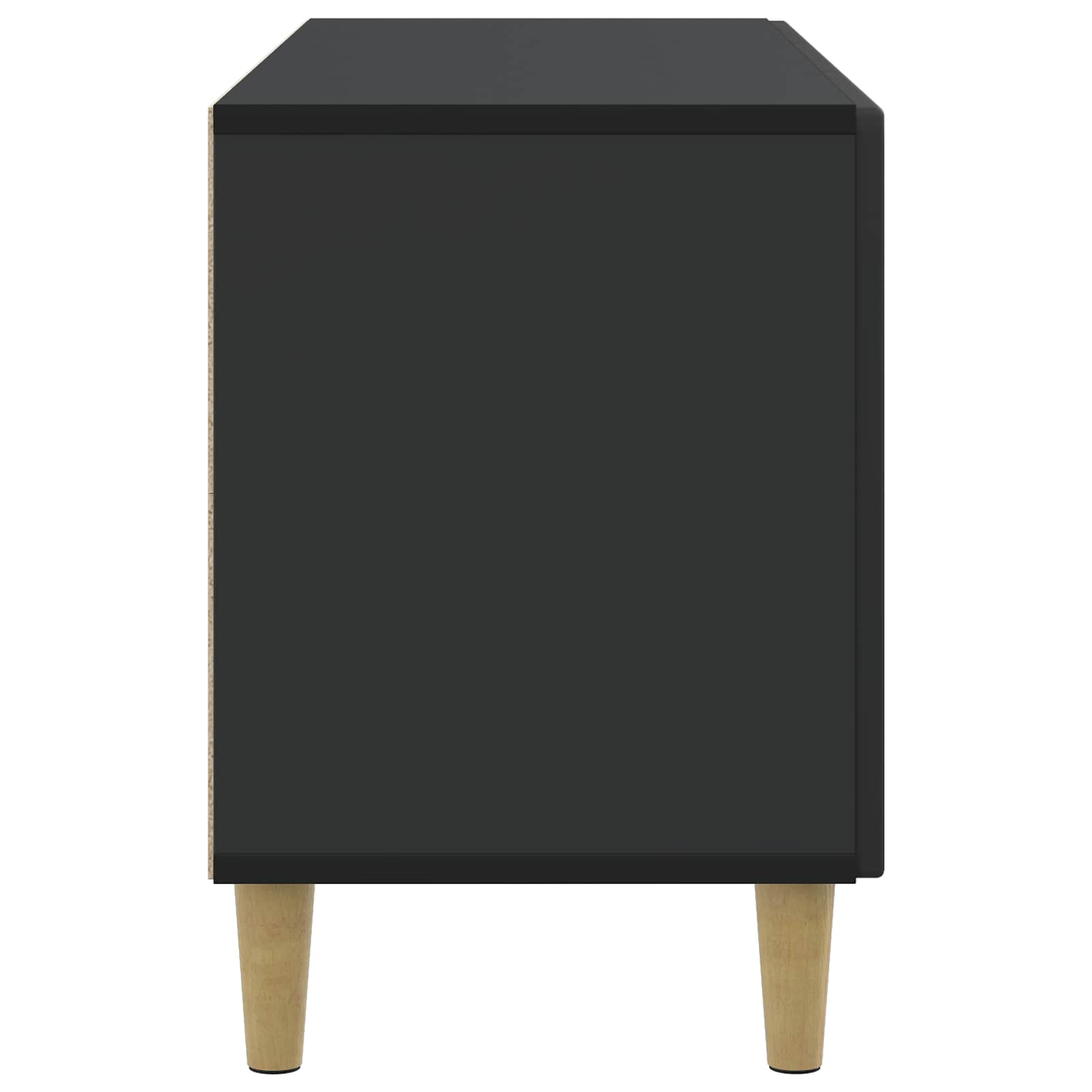 Televizoriaus spintelė Juoda 99 x 34,5 x 50 cm Apdirbta mediena