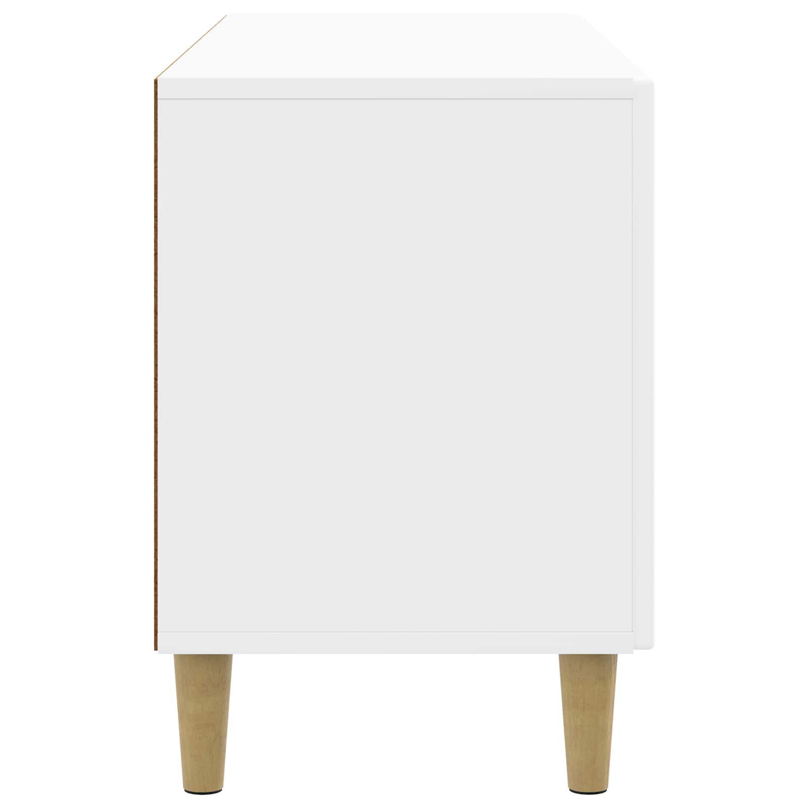TV skapītis, īpaši spīdīgi balts, 99 x 34,5 x 50 cm