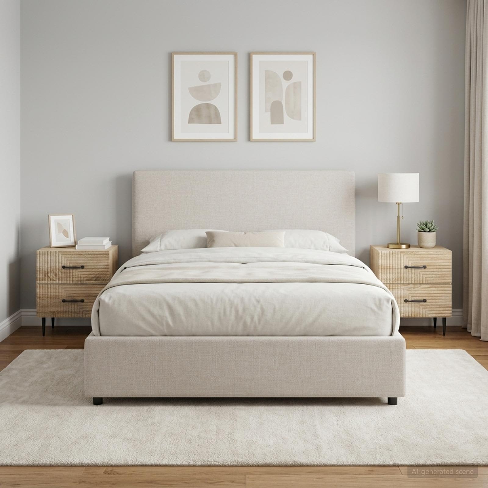 Šalia lovos spintelė 2 pcs Sonoma ąžuolas 43 x 34,5 x 47,5 cm