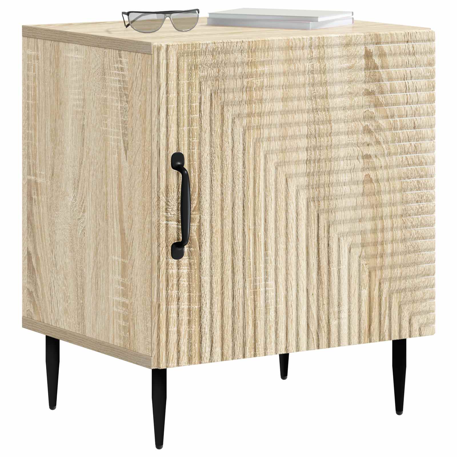 Šalia lovos spintelė 2 pcs Sonoma ąžuolas 43 x 34,5 x 50 cm