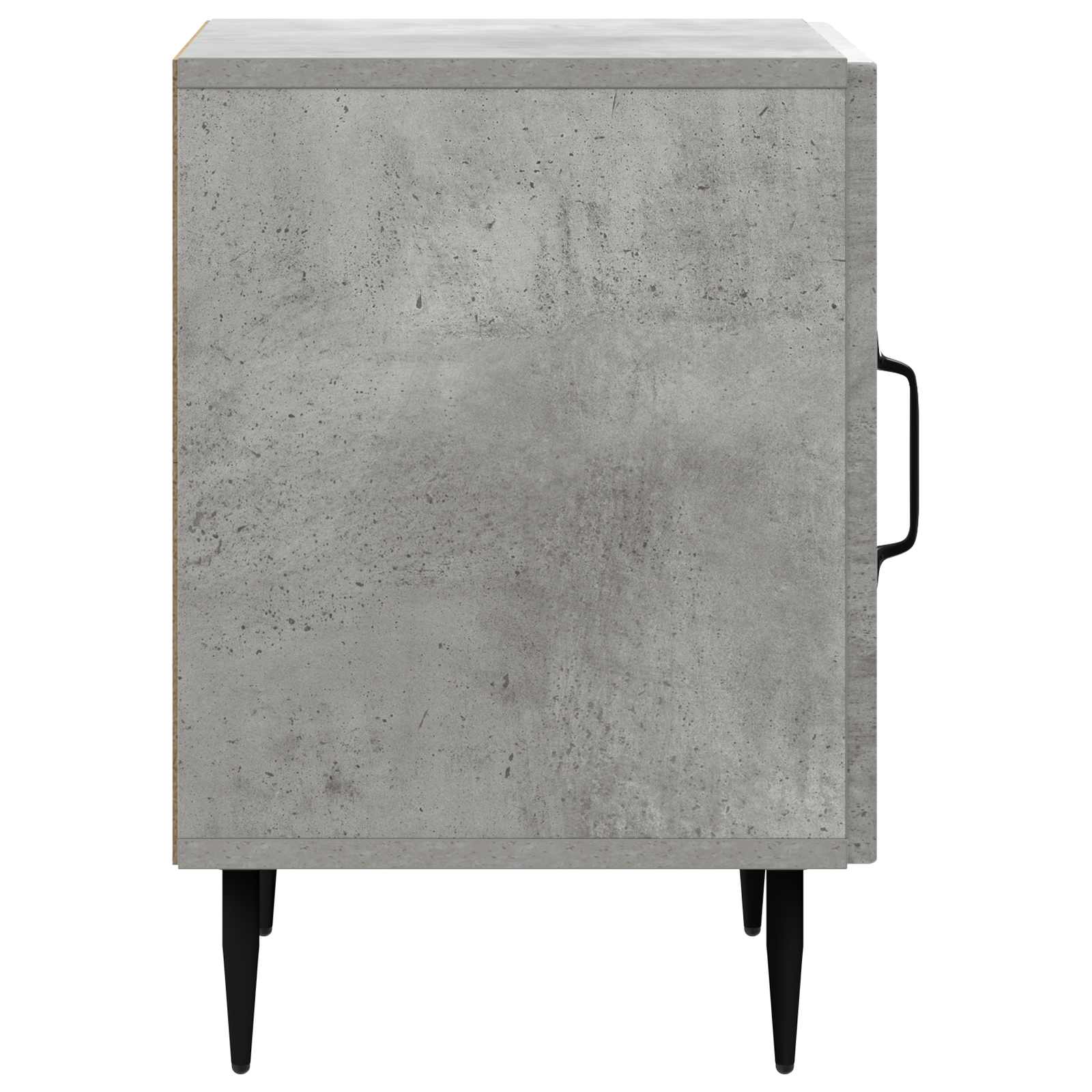 Šalia lovos spintelė 2 pcs Betono pilka 43 x 34,5 x 50 cm