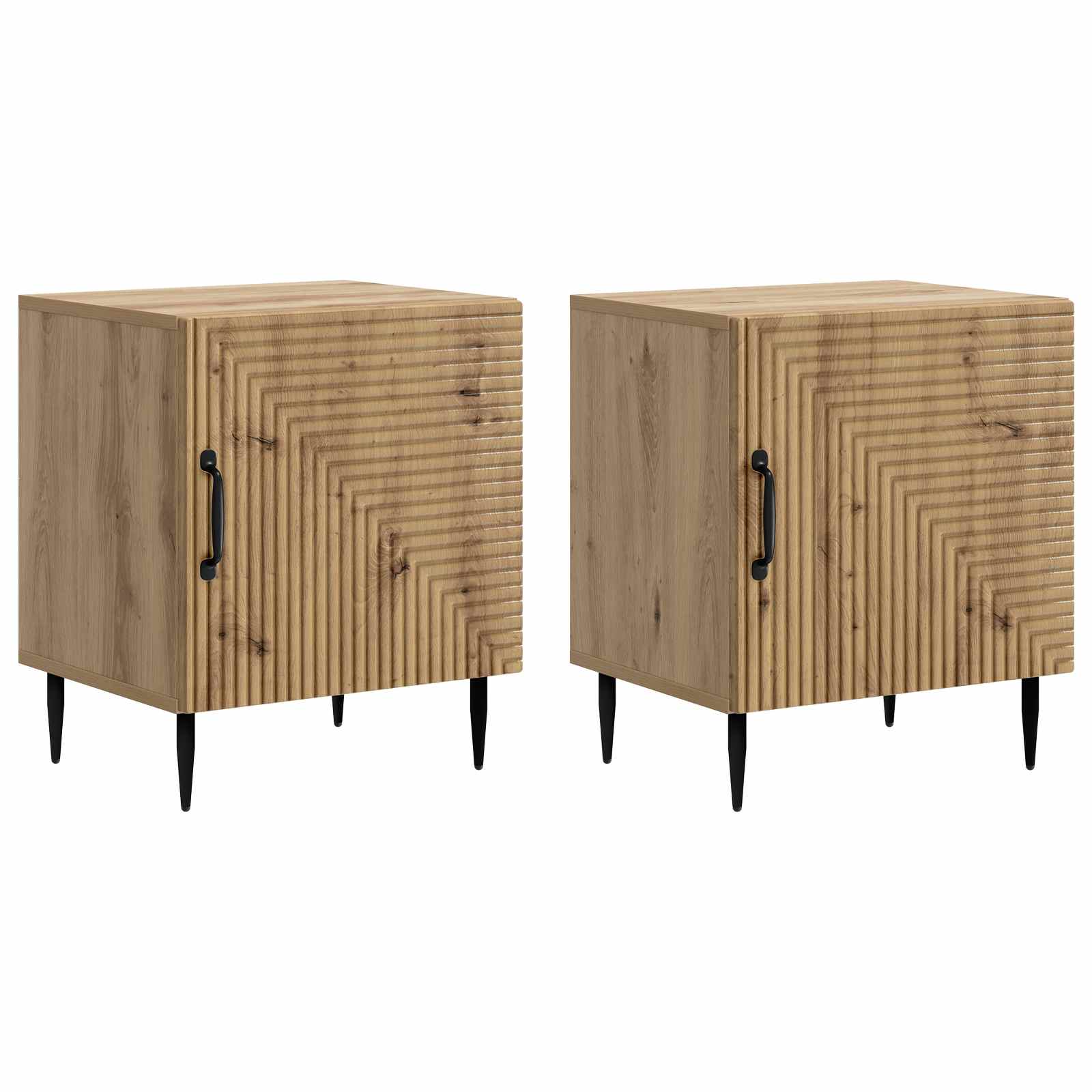 Šalia lovos spintelė 2 pcs Artisano ąžuolo 43 x 34,5 x 50 cm